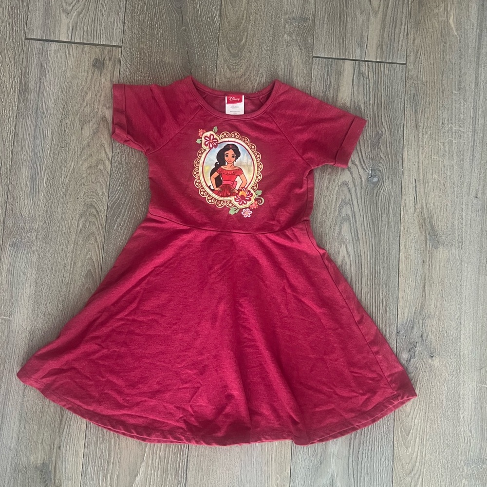 Disney Red Dress with Princess Design